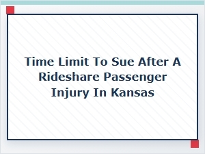 Suing for a Rideshare Injury in Kansas: Time Limits